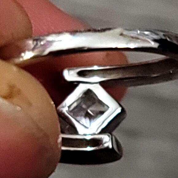 Princess Cut Solitaire Ring Size 9.5 - Picture 7 of 12